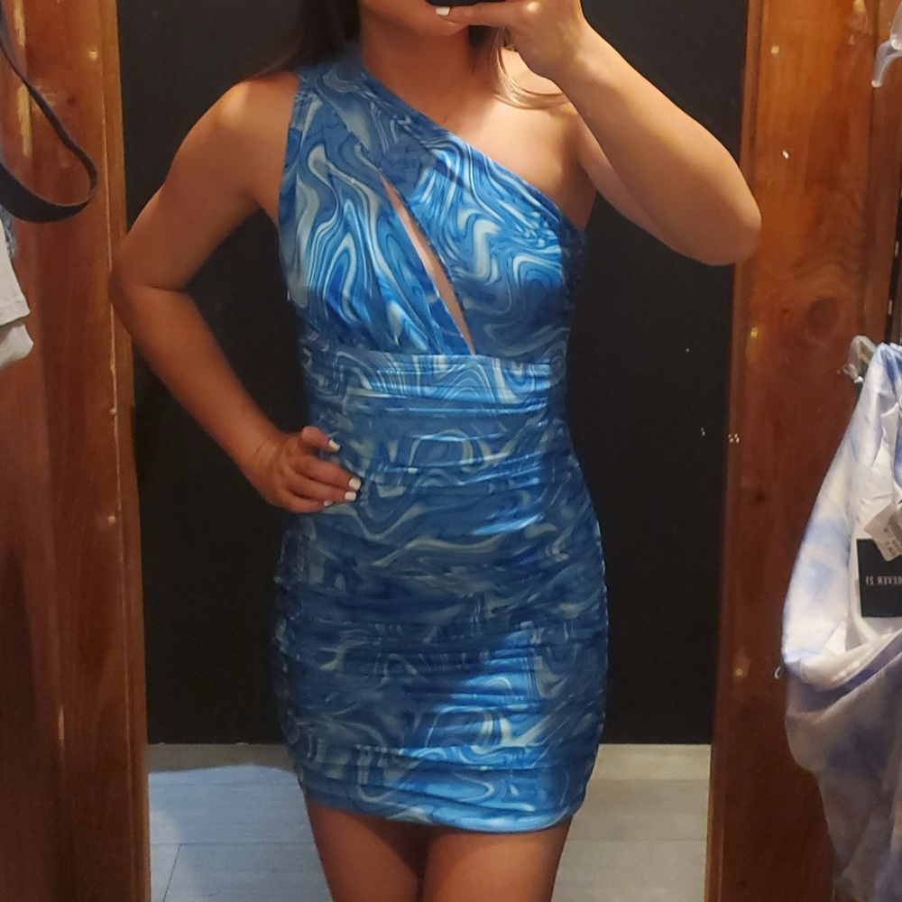 Princess Polly Blue Rayne Mini dress